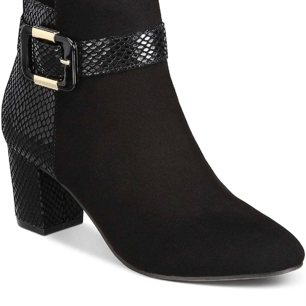Kate Scott Woman’s lvyy Faux Snake Print Bootie